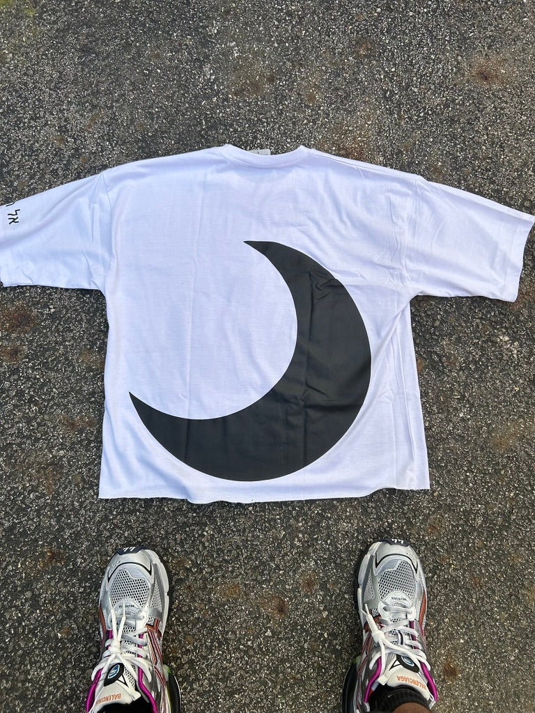 CAMISETA CORTA DE GRAN TAMAÑO DND BLANCA