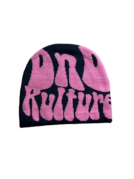 Navy and Pink DnDKulture Beanie