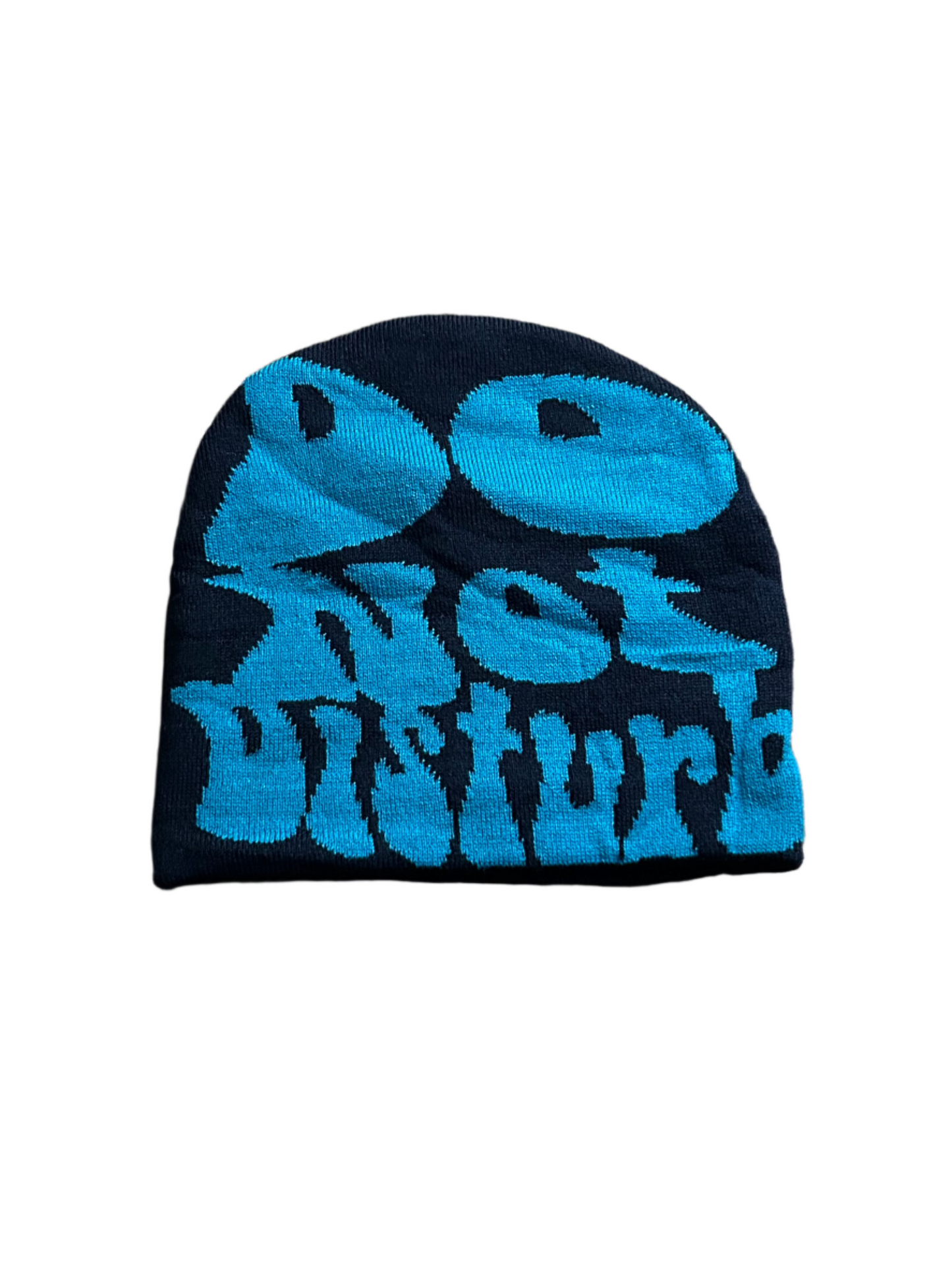 Navy and Blue 'Do Not Disturb' Beanie
