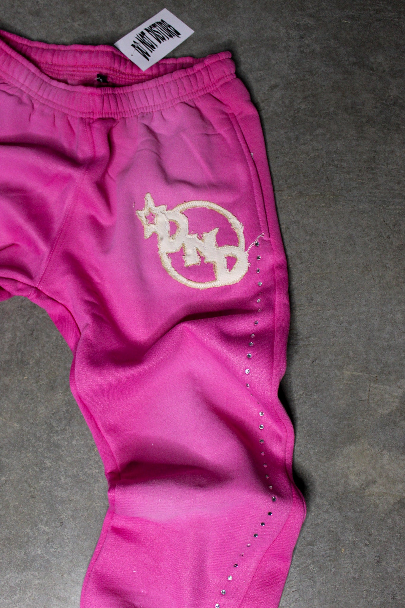 DND Flared Pink Track Pants