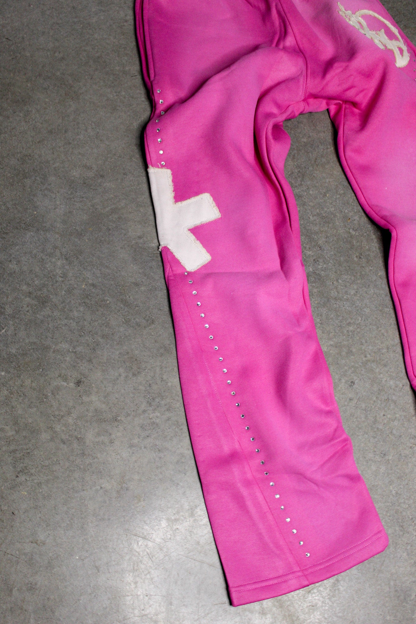 DND Flared Pink Track Pants