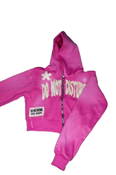 DND Pink Cropped Jacket