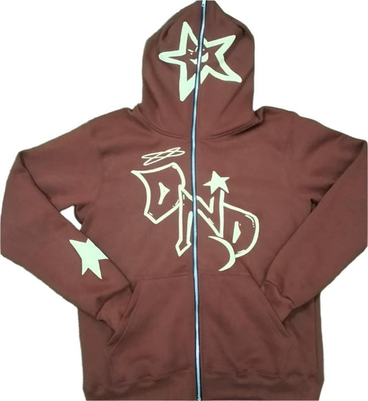 DND FULL ZIPP (BROWN)